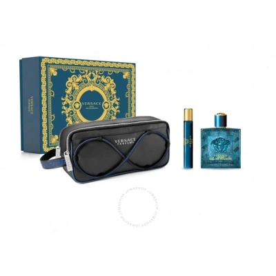 Versace Men's Eros Gift Set Fragrances 8011003885183 In Green
