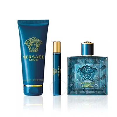 Versace Men's Eros Gift Set Fragrances 8011003889303 In White