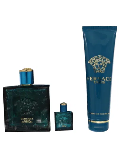 Versace Men's Eros Parfum Set In Multi