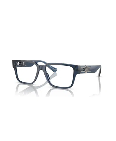 Versace Men's Eyeglasses, Ve3346 In Blue Transparent
