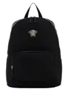 Versace Zip Pocket Top Handle Adjustable Shoulder Straps