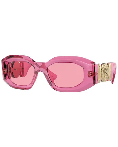 Versace Men's Fashion 54mm Sunglasses In Pink