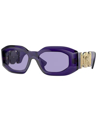 Versace Men's 54mm Sunglasses In Purple