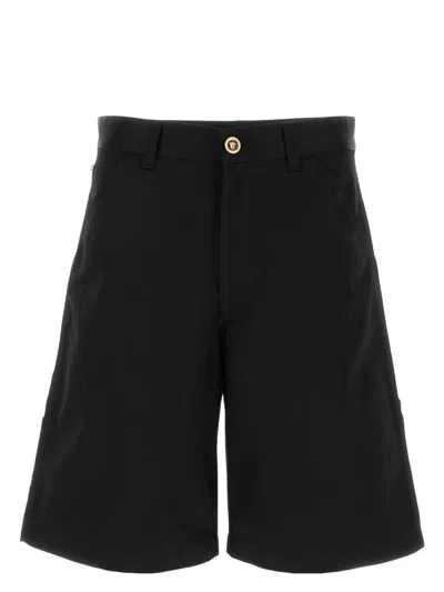 VERSACE MEN'S GABARDINE BERMUDA SHORTS