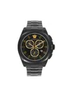 VERSACE MEN'S GEO CHRONO 43MM STAINLESS STEEL CHRONOGRAPH WATCH