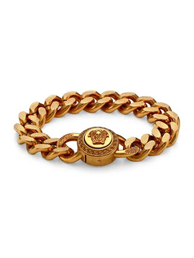 Versace Men's Goldtone Chain Bracelet In Orotribut