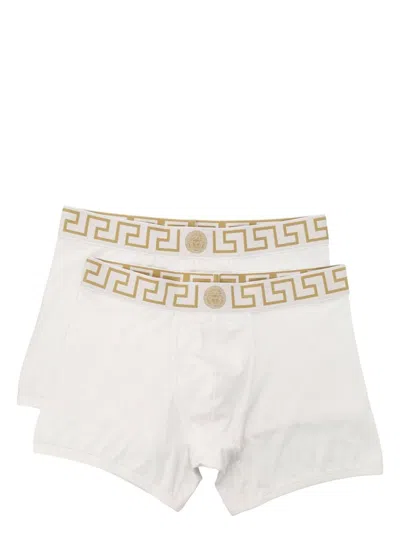 VERSACE MEN'S GRECA COTTON BOXERS - BIPACK