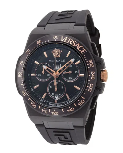 Versace Men's Greca Extreme Watch In Black