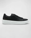 Versace Greek Sneaker In Black