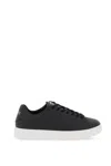 Versace Black Greca Sneakers In Black