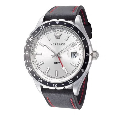 Versace Men's Hellenyium 42mm Quartz Watch In Black