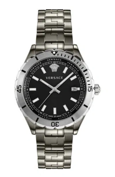 Pre-owned Versace Men's Hellenyium 42mm Quartz Watch Ve3a00620