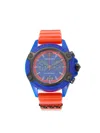 Versace Men's Icon Active Stainless Steel & Silicone-strap Watch/44mm In Blue