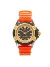 Versace Men's Icon Active Two-tone Stainless Steel & Silicone Strap Watch/42mm In Black