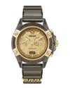 Versace Icon Active Chronograph Watch In Gray