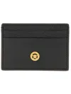 Versace Men's Jellyfish Biggie Card Case In Black