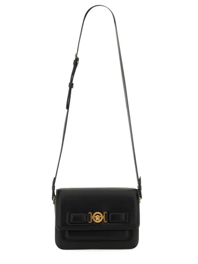 Versace Men "jellyfish Biggie" Messenger Bag In Black