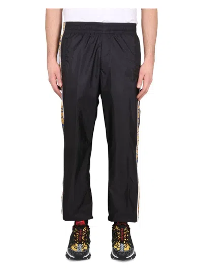 VERSACE MEN'S JOGGING PANTS WITH BAROQUE PRINT