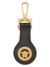 Versace Biggie Jellyfish Keychain Gold-tone Hardware In Black