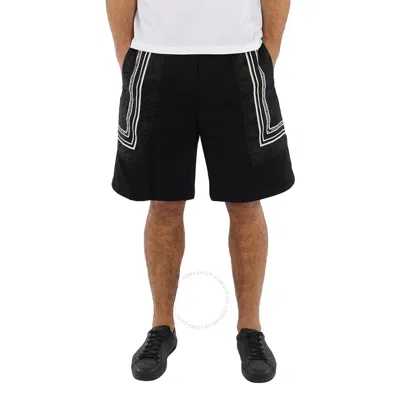 Versace Men's La Greca Bermuda Shorts In Black