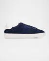 Versace Suede Greca Sneakers In Animal Print
