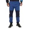 Versace Men's La Greca Logo Print Colour-block Track Pants