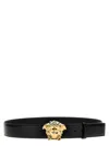 Versace La Medusa Reversible Belt In Black