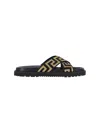 Versace Sandals In Black