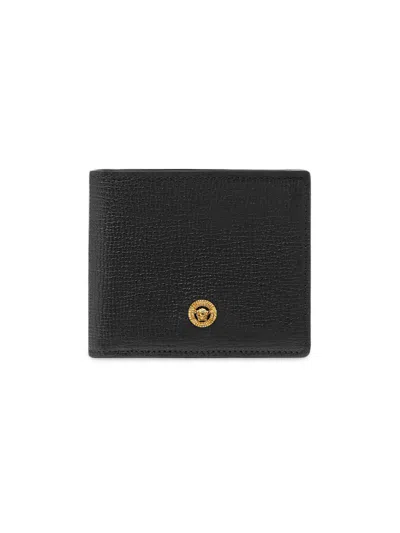 Versace Men's Leather Bifold Wallet