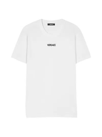 Versace T-shirt With Logo In White