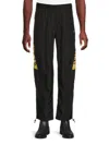 Versace Men's Logo Pants In Black