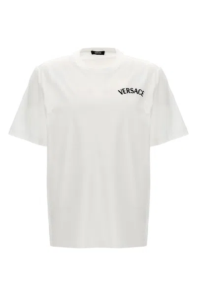 Versace Men Logo T-shirt In White