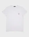 Versace Men's Medusa Jersey T-shirt In White