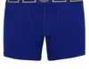 Versace Greca Border Long Trunks In Blue