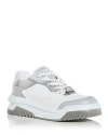 Versace Odyssey Grey Cotton Sneaker In Grey/black