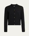 Versace Men's Medusa-button Knit Polo Cardigan