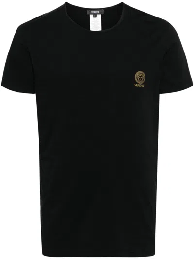 VERSACE VERSACE MEN MEDUSA COTTON T-SHIRT - BI PACK