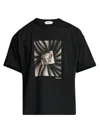 Versace Printed Cotton-jersey Regular T-shirt In Multi