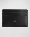 Versace Men's Medusa Leather Card Case In Black