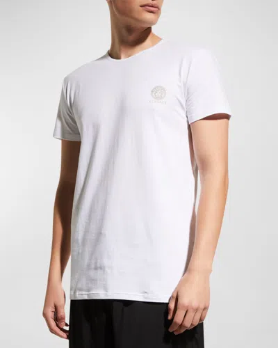 Versace Medusa Crewneck T-shirts - Set Of 2 In Multicolor