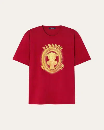 VERSACE MEN'S MEDUSA LOGO GRAPHIC T-SHIRT