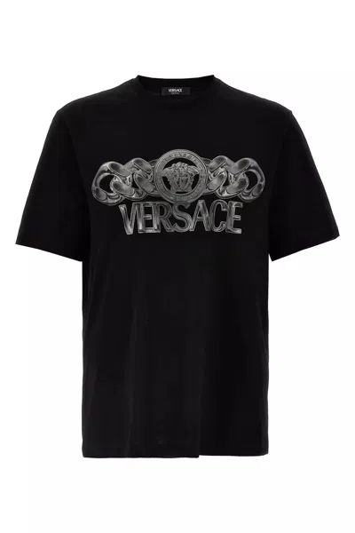 VERSACE VERSACE MEN 'MEDUSA' LOGO PRINT T-SHIRT