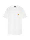 Versace White Cotton Jersey T-shirt With Medusa Head Motif In White