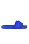 Versace Medusa Head-embossed Slides In Blue