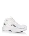 Versace Panelled White Sneakers With Cut-out Detailing In White
