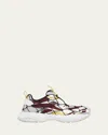 Versace Men's Mercury V3 Net Sneakers In White