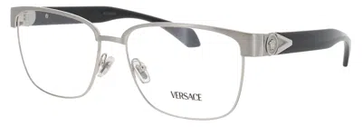 Versace Men's Metal Eyeglasses 0ve1306 57-16-140 In 1266 - Silver / Demo