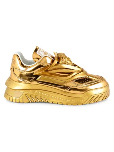 Versace Medusa Metallic Low In Gold