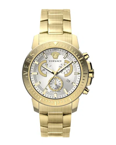 Versace Men's New Chrono Watch In Gold