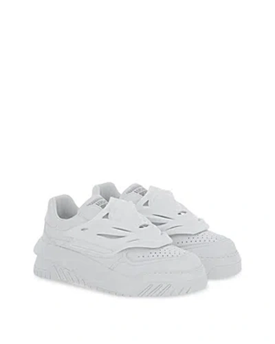 Versace Men's Odissea Low Top Sneakers In White